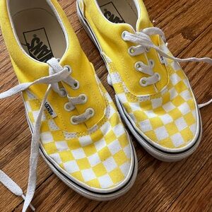 Kids Yellow Van Sneakers